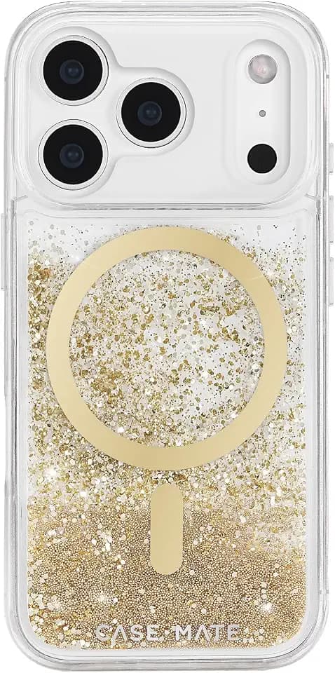 Case-Mate iPhone 17 Pro Case - Gold Waterfall