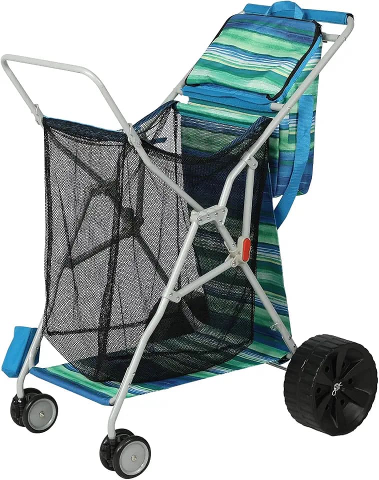 Old Bahama Bay Beach Cart with Big Wheels for Sand