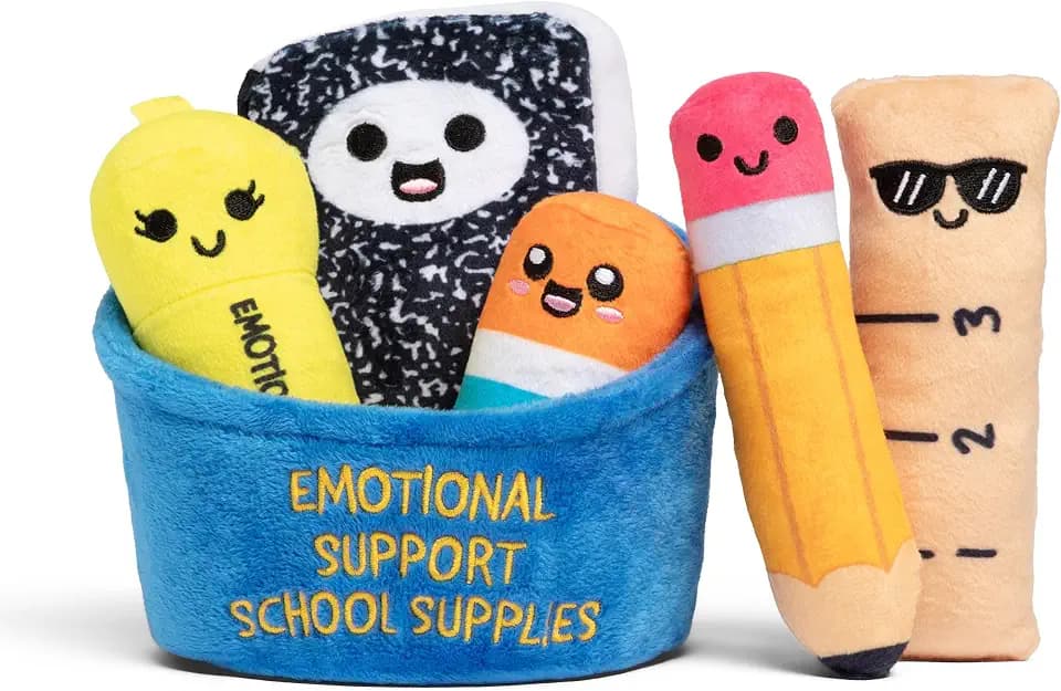 Emotional Support School Supplies Plush, Cute Toys by Relatable