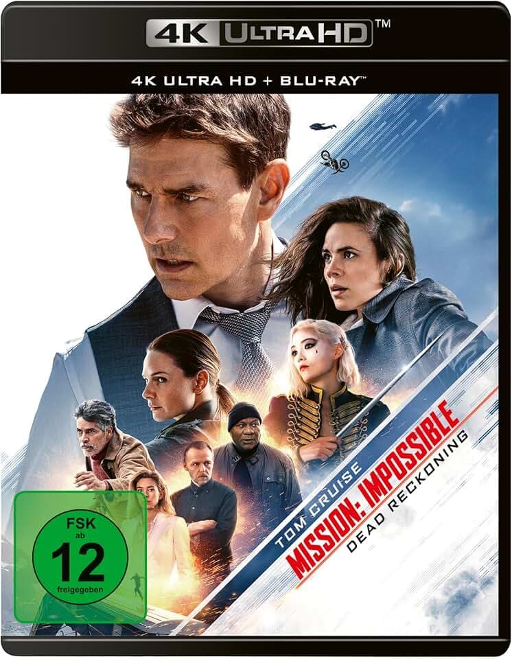Mission: Impossible Dead Reckoning [4K Ultra HD] + [Blu-ray] + [Bonus Blu-ray]