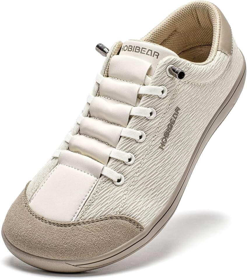HOBIBEAR Barfußschuhe für Damen und Herren, breite Zehenbox, bequemer Outdoor-Trailrunning-Sneaker