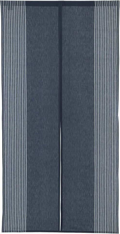 NARUMI 鸣海 Rayures verticales Bleu Marine Coupon de Tissu japonais Noren Long Type Rideau Tapisserie