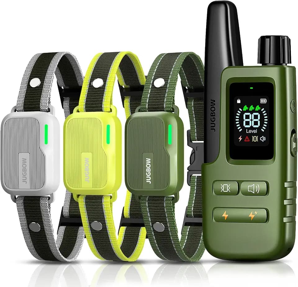 Shock Collar for Dogs 3 Pack - 4500FT Dog Training Collar ,Green