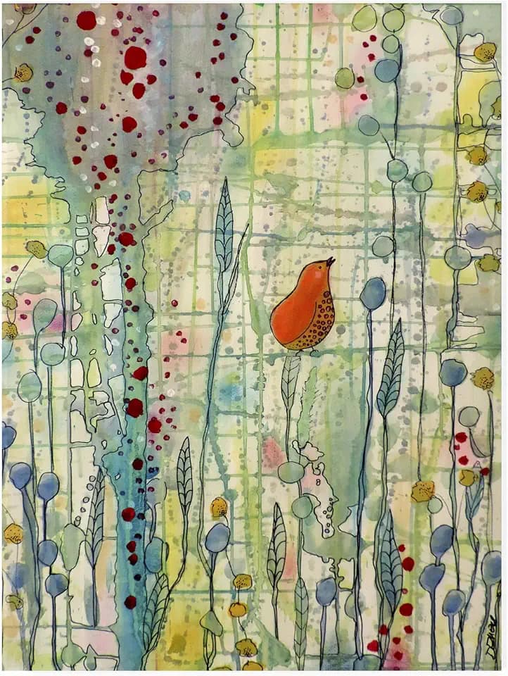 Trademark Fine Art Outdoor Canvas Art - Sylvie Demers 'Alpha' Wall Art for Outdoor Spaces, Patios, or Gardens