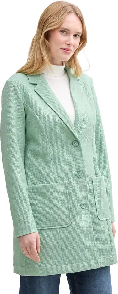 TOM TAILOR Damen Mantel mit Reverskragen
