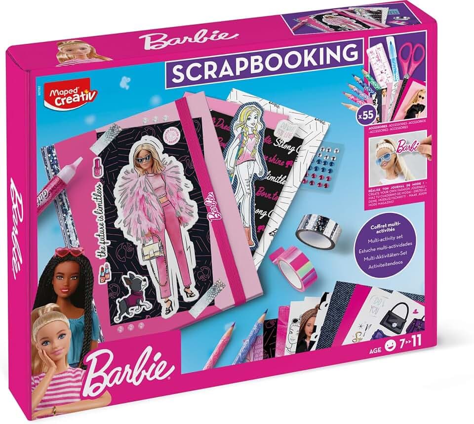 Maped CREATIV - Kreativ-Set SCRAPBOOKING - BARBIE, pink