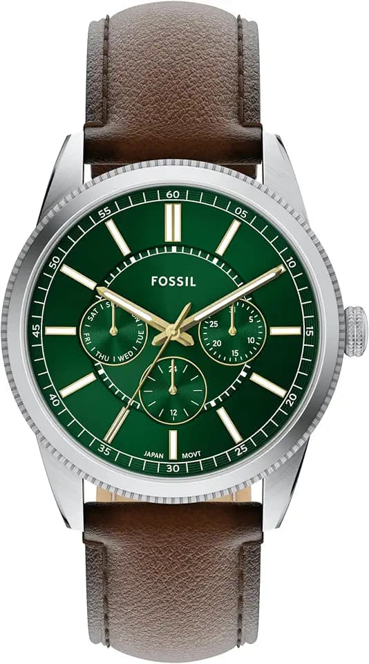 Fossil Men's Watch, Pearson Multifunction Stainless Steel Watch for Men