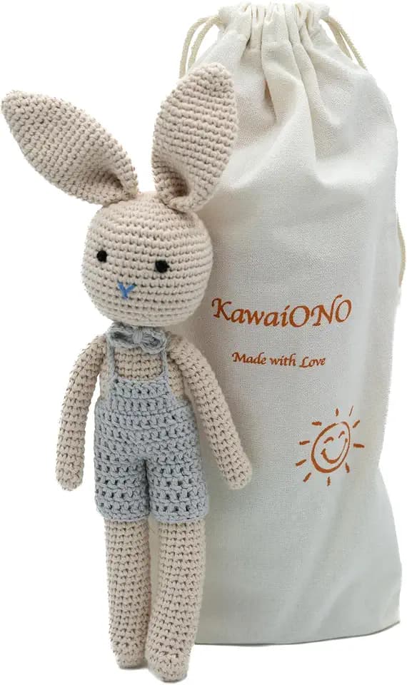 Bunny Family, Bunny Dad Crochet Plushie Doll, Amigurumi Baby/Toddler Doll