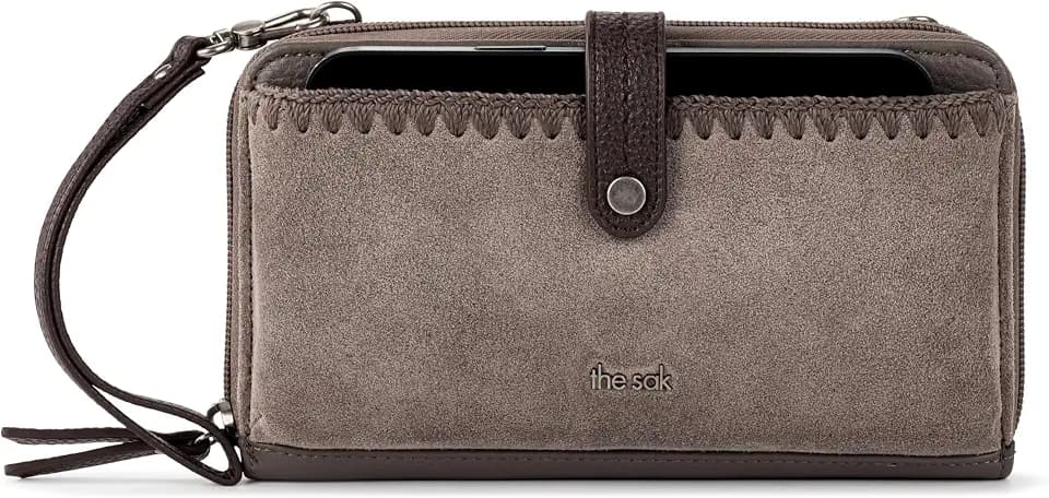 The Sak Iris Smartphone Crossbody Purse - Small Women's Cellphone Bag & Wallet For Everyday- Convertible Wristlet With Zipper