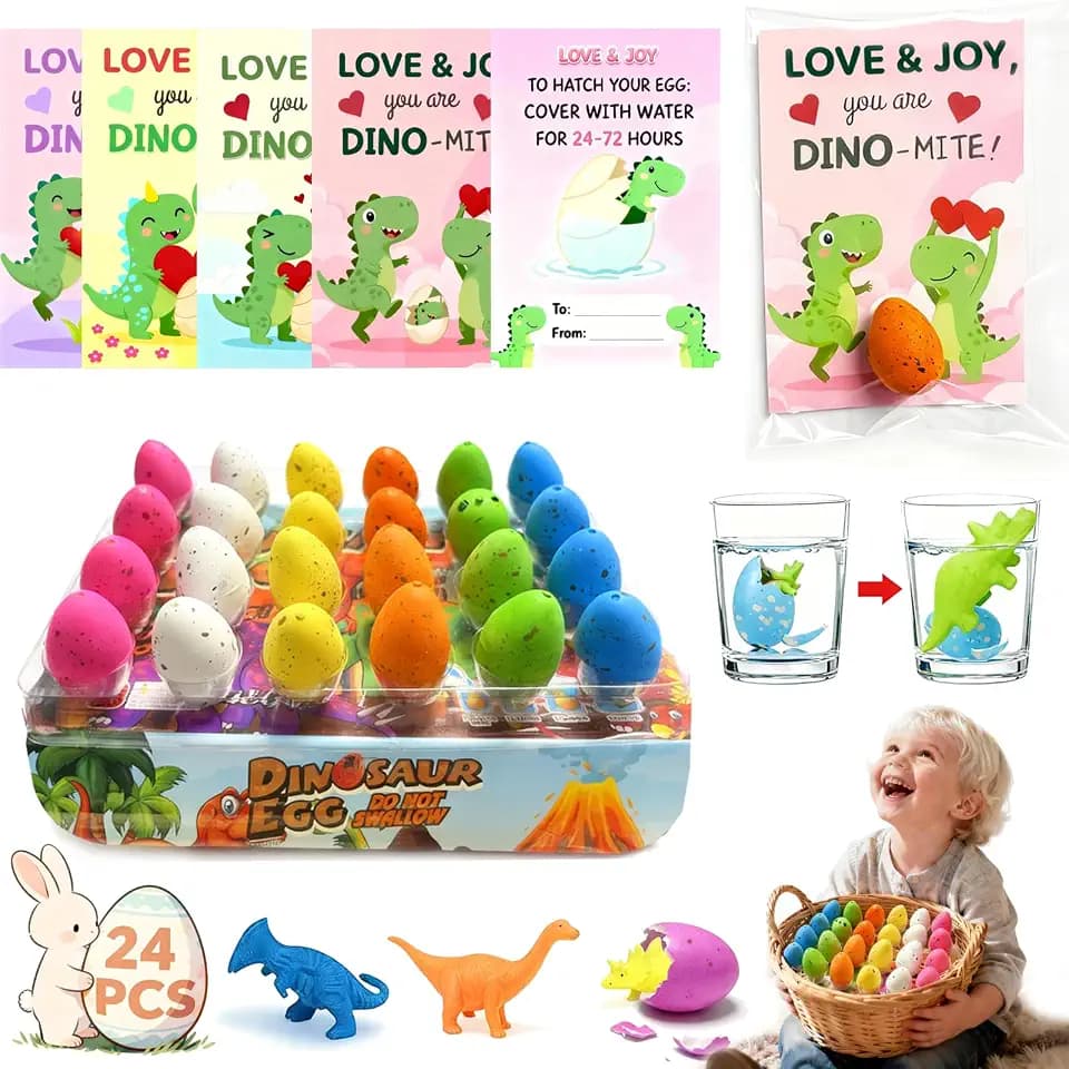 24PCS dinosaur party favors decorations,christmas stocking stuffers gifts