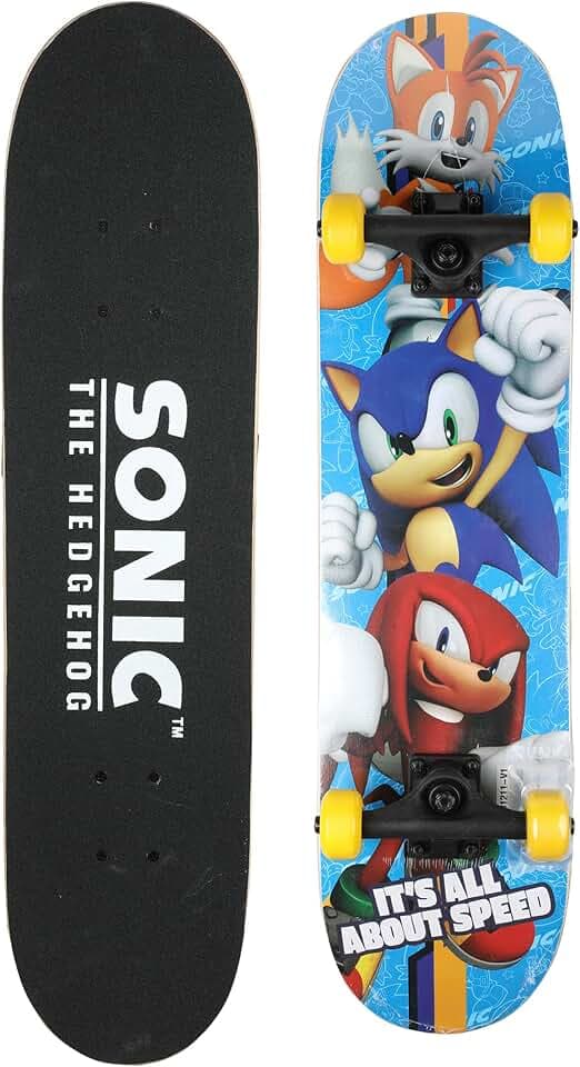 31-Inch Skateboard, 9-Ply Maple Deck, ABEC 5 Bearings