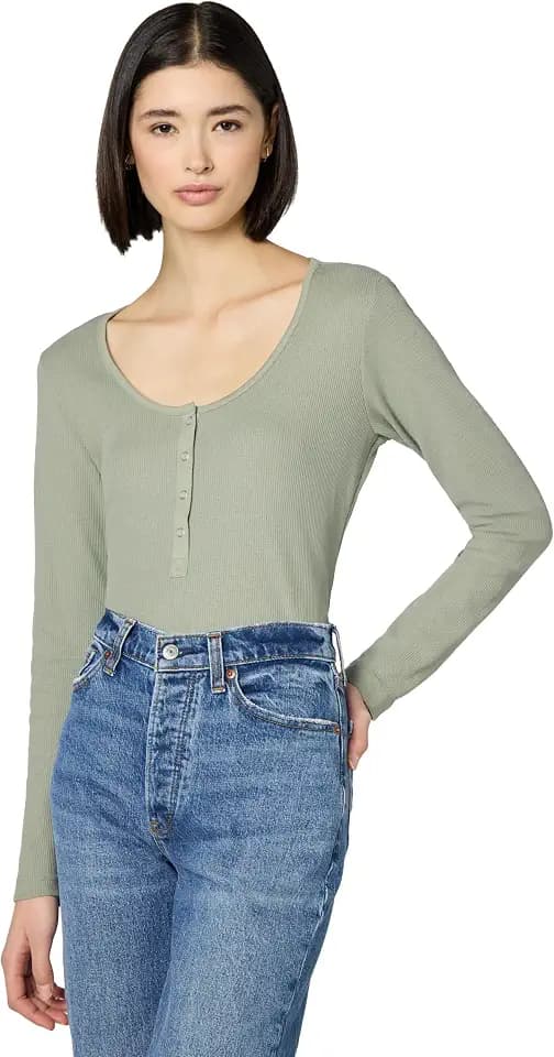 Eddie Bauer Women's Eddie Bauer Thermal Snap Henley