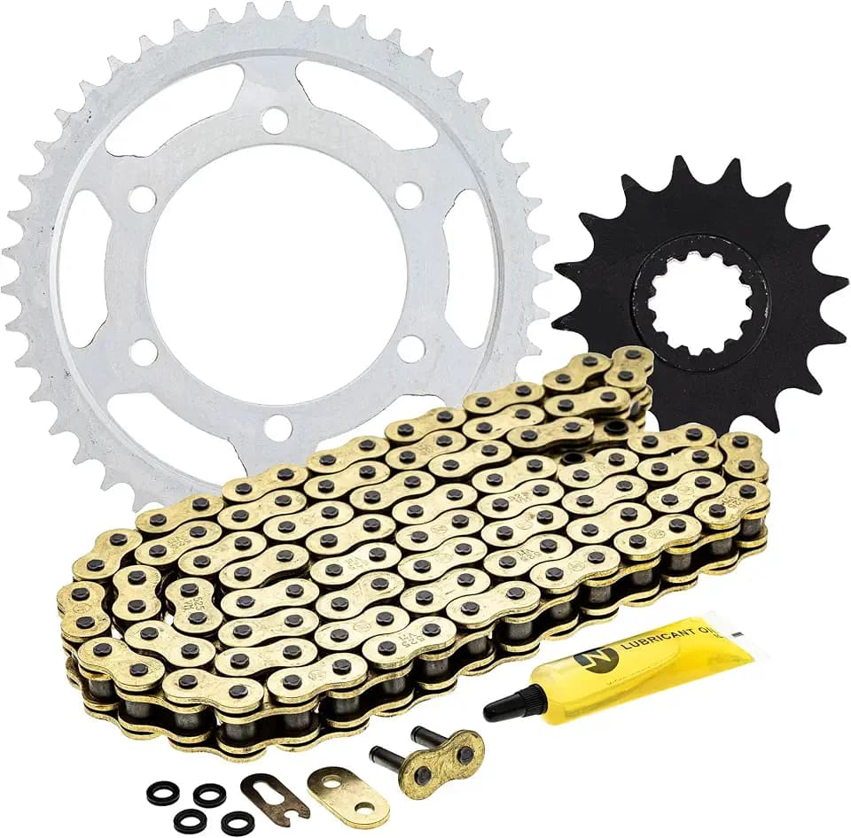 NICHE Drive Sprocket Chain Combo for Yamaha MT-09 FZ09 XSR900 Front 16 Rear 45 Tooth 525VM-X X-Ring 110 Links