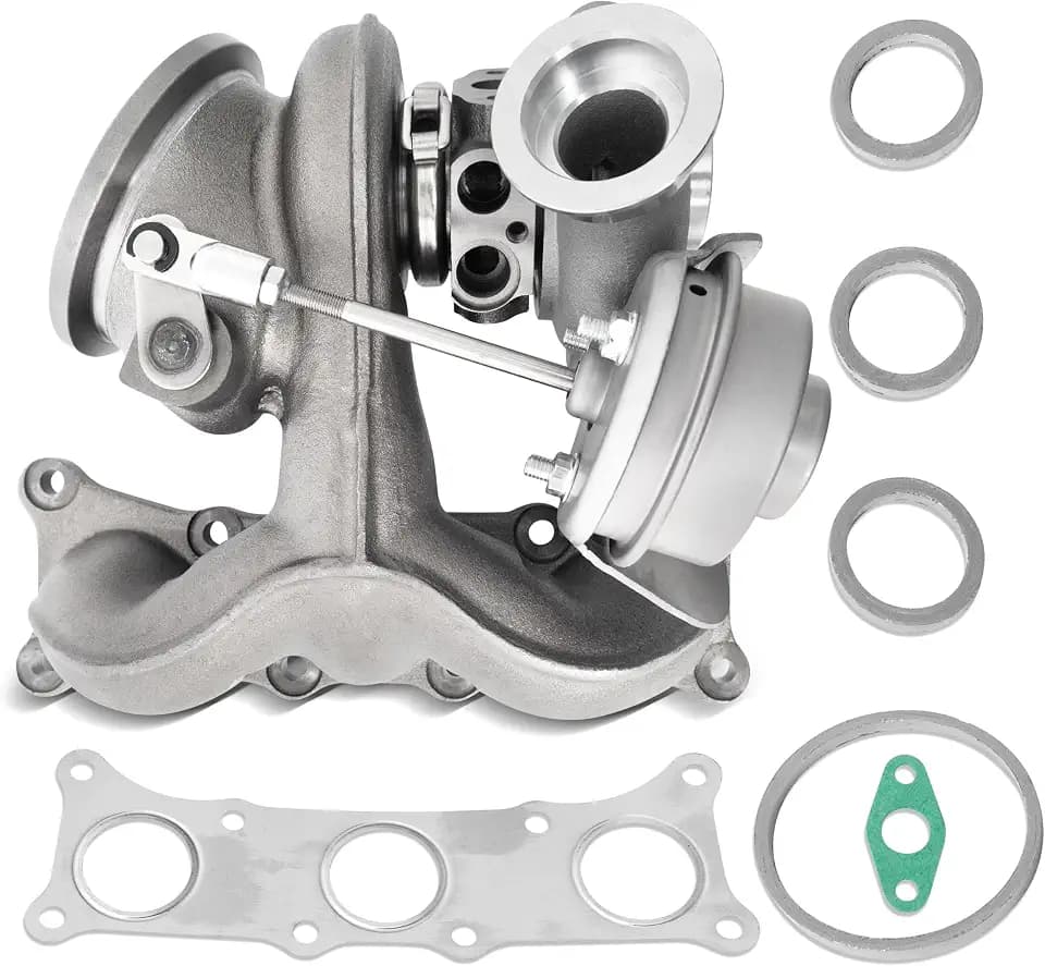 Turbo Left Position Turbocharger for 2006-2011 BMW 135i 335i E82 E88 Engine 550HP TD04-17T N54 with Billet Compressor Wheel JD Series 49131-07041