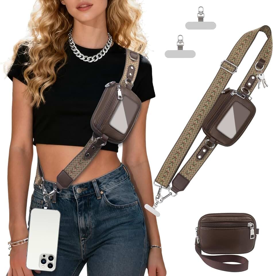 Phone Lanyard Wallet Crossbody Strap To Save The Bag For Girls