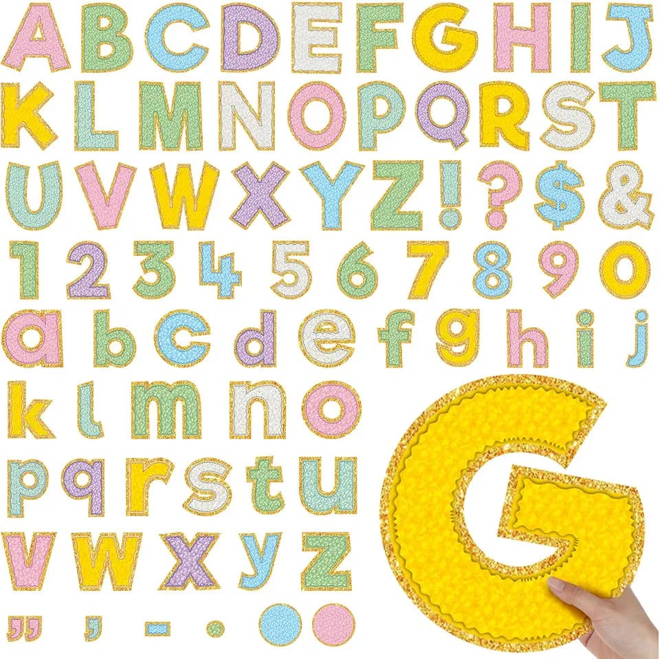 132 Pcs 12 in Extra Large Bulletin Board Letter Decor Big Alphabet Letter Cutout Sticker Punctuation with Adhesive Dot Pastel Poster Wall Decal Classroom School Decor Teacher Education Tool