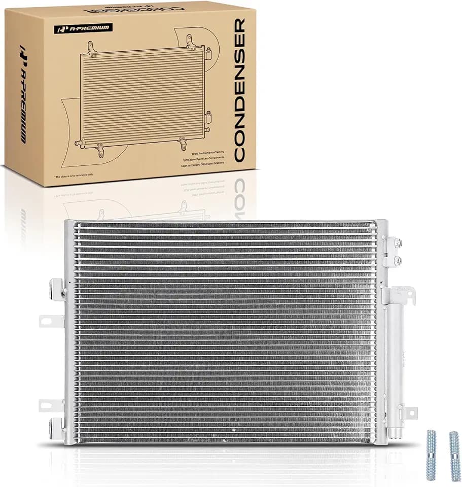 A-Premium Air Conditioning Condenser Compatible with Jeep & Dodge