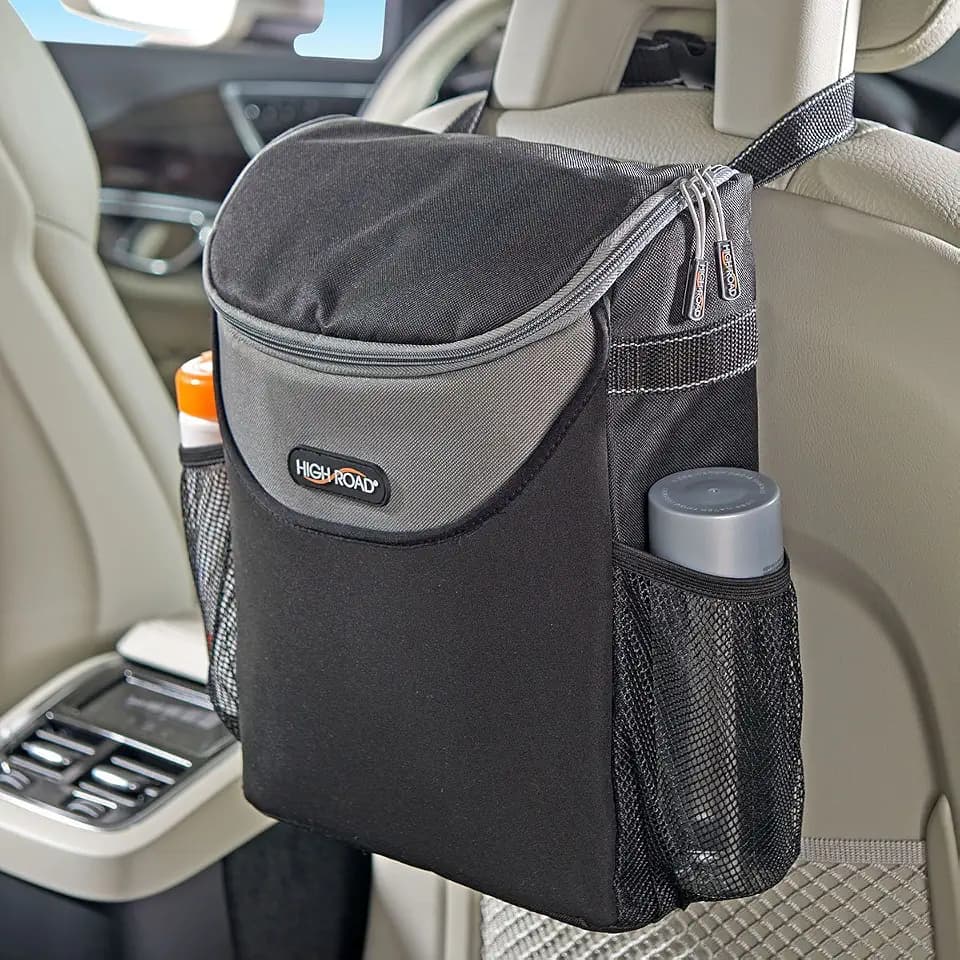 High Road Car Seat Cooler for Car - Soft Car Cooler with 2 Bottle Holders