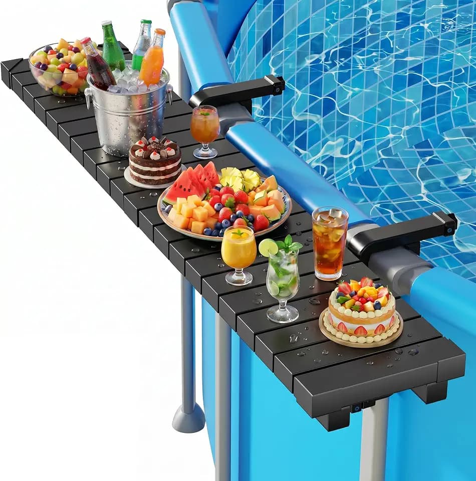 Pool Bar for Above Ground Pool Accessories, 42.4"x8.6", Heavy Duty