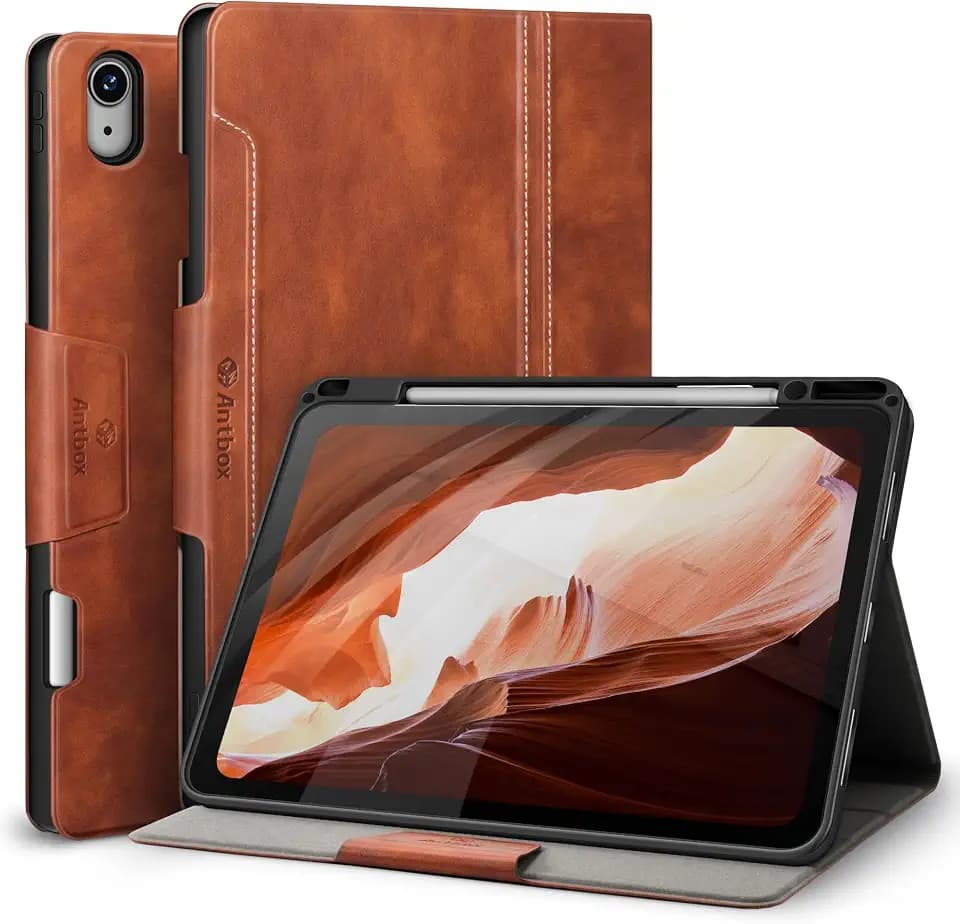 Antbox for iPad Air 13 Inch Case 2026 M4 /2025 M3 /2024 M2, Brown