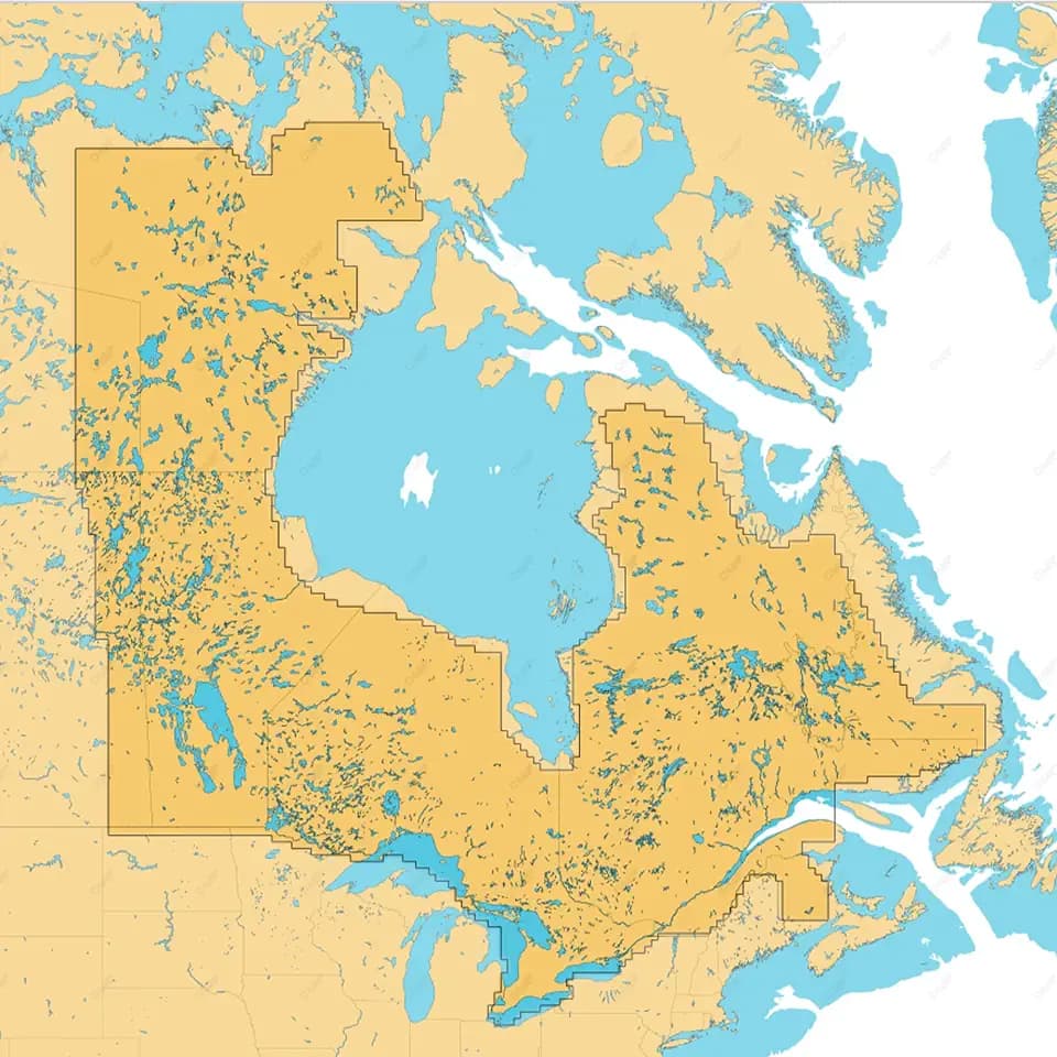 C-MAP M-NA-T-217-R-MS Reveal X - Canada Lakes, East Marine Mapping Chart Card