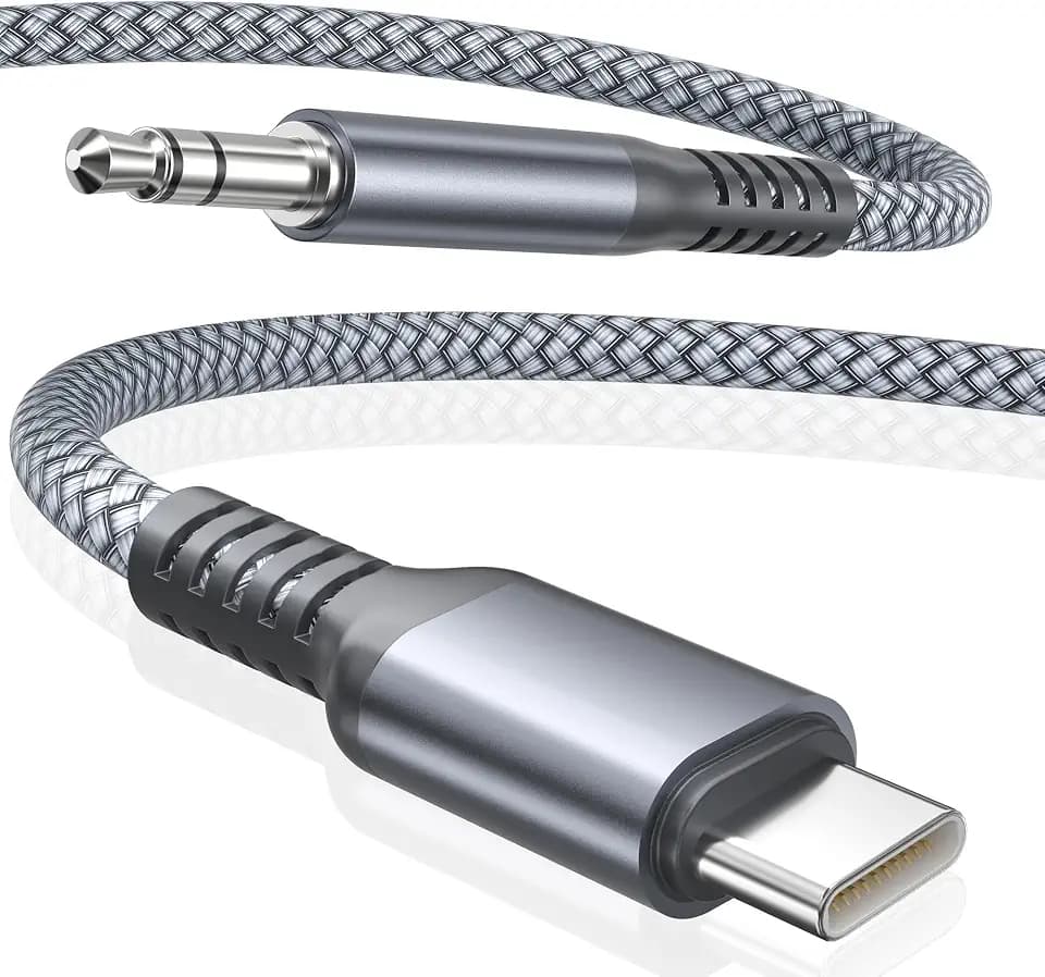Elebase for iPhone 18 17 16 Pro Max Aux Cord 4FT,USB C to 3.5MM Jack Cable