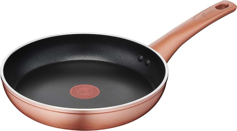 Lagostina Ramata, Kupfer-Effekt außen, Aluminium-Antihaftbeschichtung Durchmesser 26 cm, schwarz