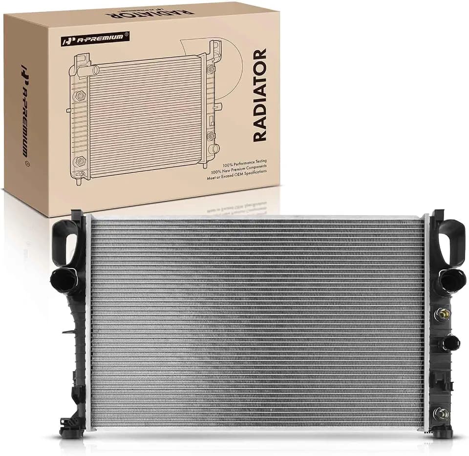 A-Premium Engine Coolant Radiator Assembly with Transmission Oil Cooler