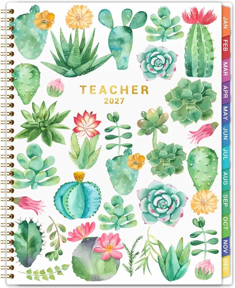2027 Teacher Planner - Teacher Lesson Planner 2027, Jan. 2027 - Dec. 2027