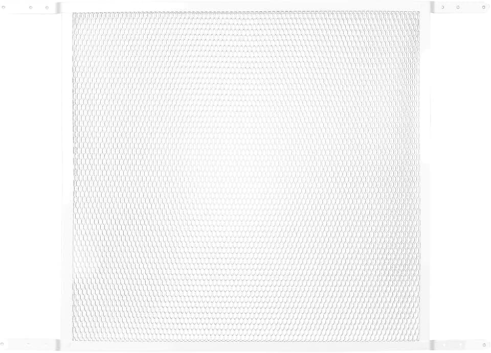 M-D Building Door Grille, White, 24in x Fits Doors 30in to 36in