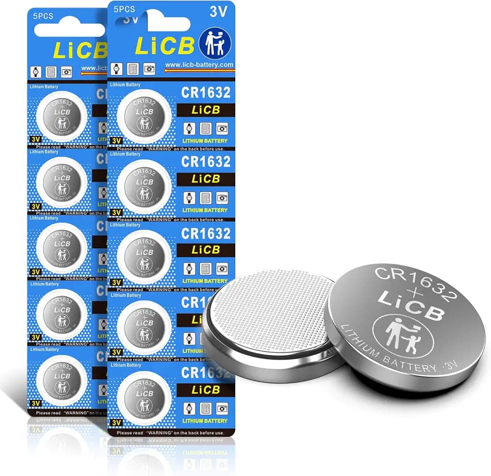 LiCB 10 Pack CR1632 3V Lithium Battery CR 1632