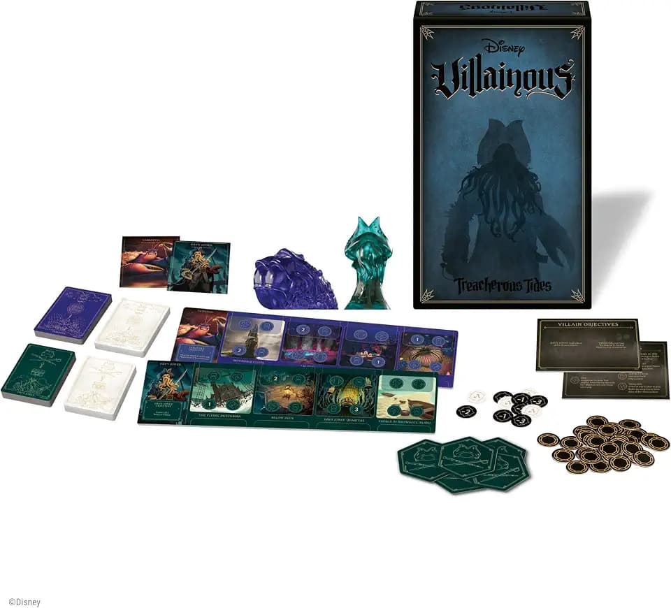 Ravensburger Disney Villainous Game – Gesellschaftsspiel für Familien mit schwachen Gezeiten für Erwachsene und Kinder, ab 10 Jahren, 2 bis 3 Spieler