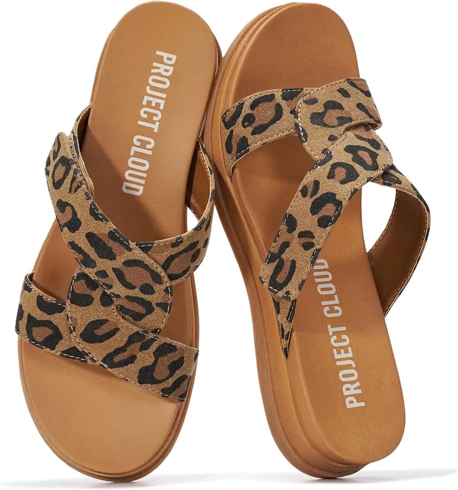 Project Cloud Wedge Sandals for Women Plush Insole Strappy Sandals 2026