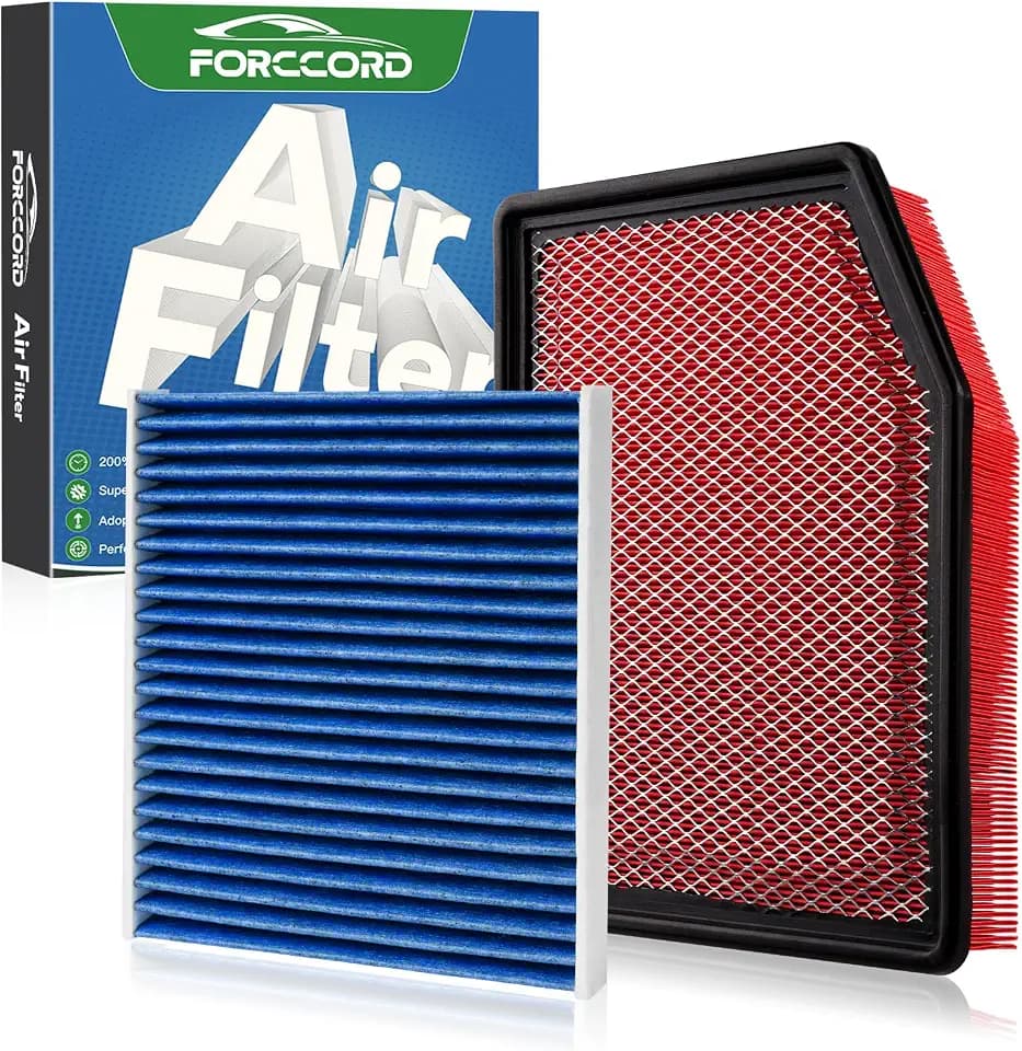 Cabin & Engine Air Filter Kit for Chevrolet Chevy Silverado 1500 2019-2026