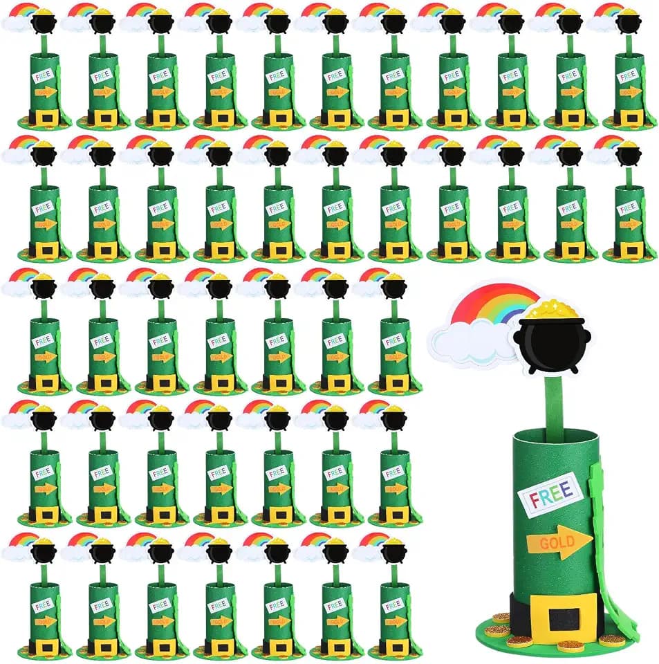 Leitee 100 Set Leprechaun Trap Kit, St. Patrick's Day Party Decor