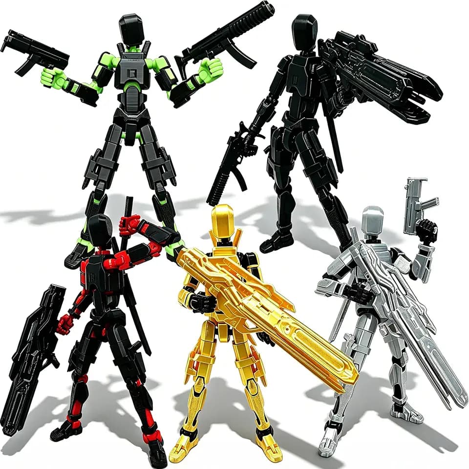 Titan 13 Action Figure Set, Multi-Jointed Dummy Robot 13 Action Figure
