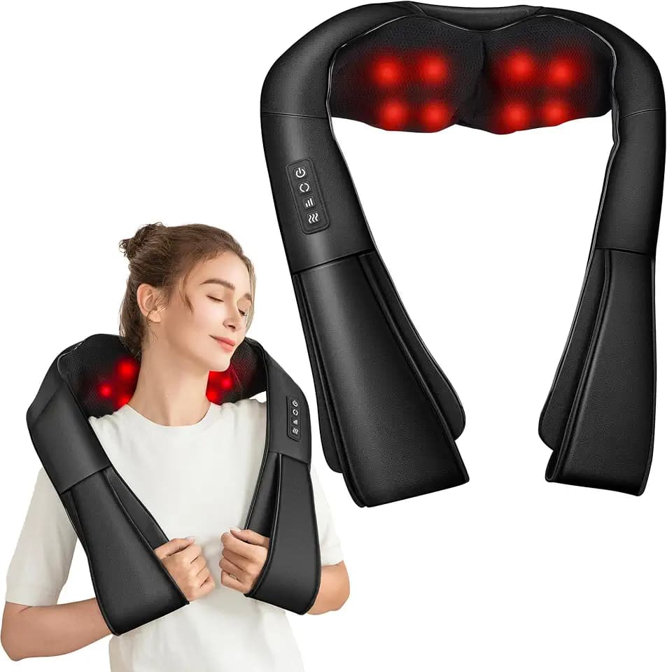 Brelley Massagegerät, Nackenmassagegerät mit Wärme
