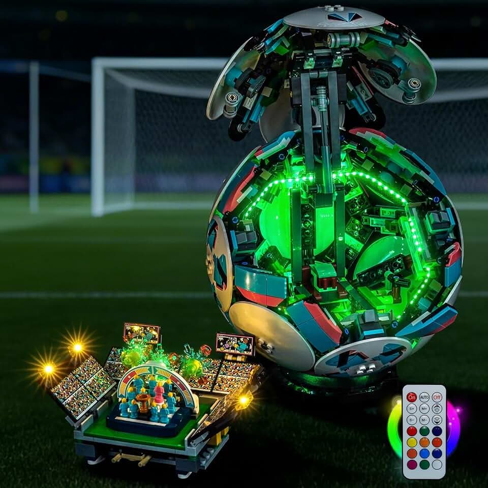 LED Lighting Compatible with LEGO Editions Soccer Ball 43019 - JUST Lights,Light Kit Compatible with LEGO 43019,NOT Included The Model