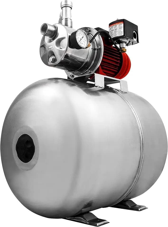 Red Lion RJS-75SS/RL15HS, 3/4 HP, 12.8 GPM, Shallow Well Jet Pump/Tank Kit