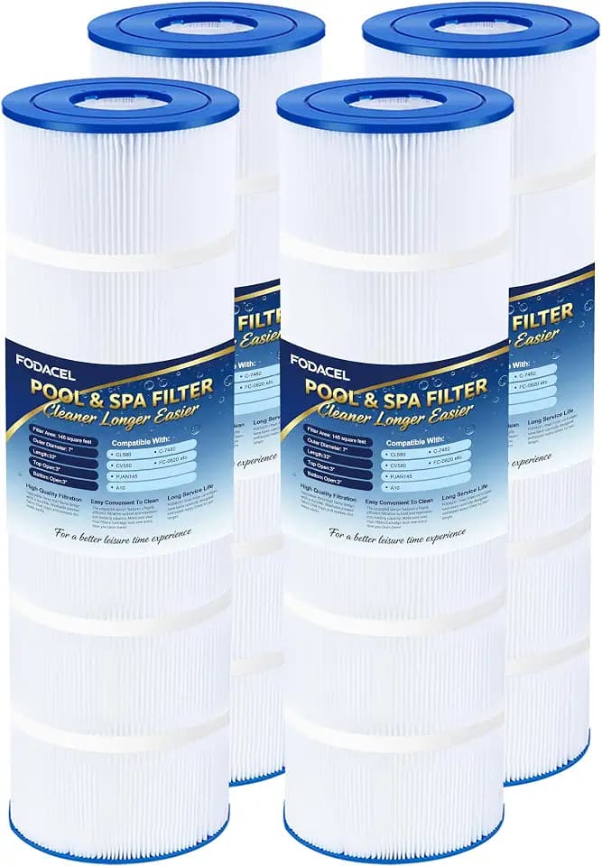 C-7482 Jandy CL580 Swimming Spa Pool Fliter Cartridge 4×145 Sq. Ft (4 Pack)