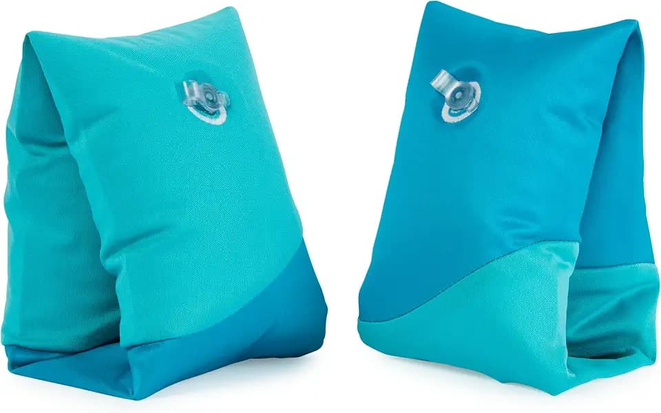 SwimWays Soft Swimmies Inflatable Arm Floaties for Ages 3-5
