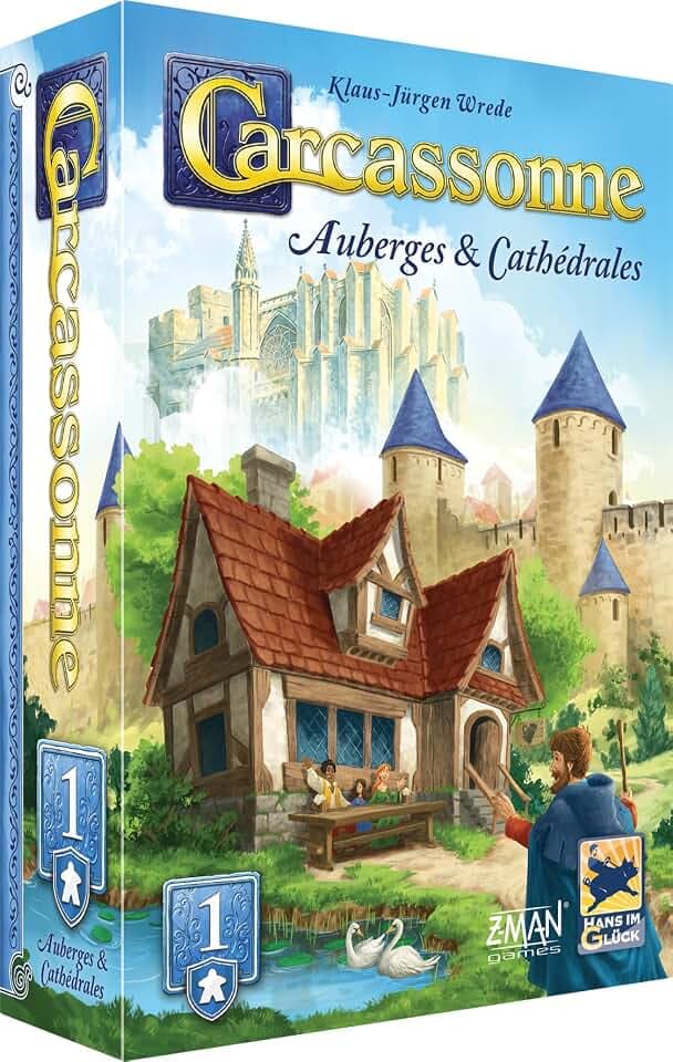 Asmodee - Carcassonne - Erweiterung 1: Herbergen & Kathedralen