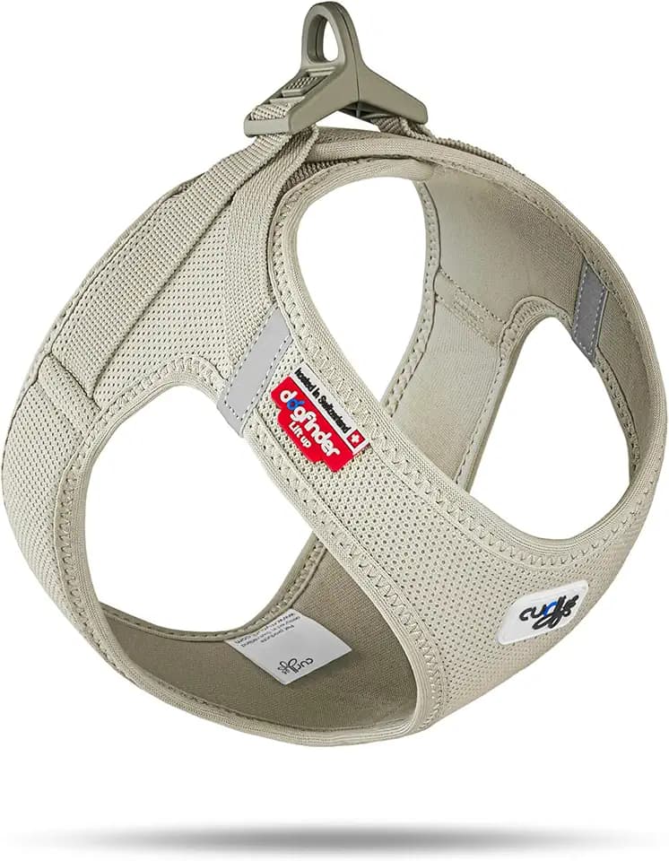 Vest Harness curli Clasp Air-Mesh Light-Tan L