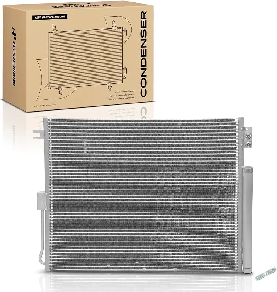 A-Premium Air Conditioning Condenser Compatible with Jeep & Dodge