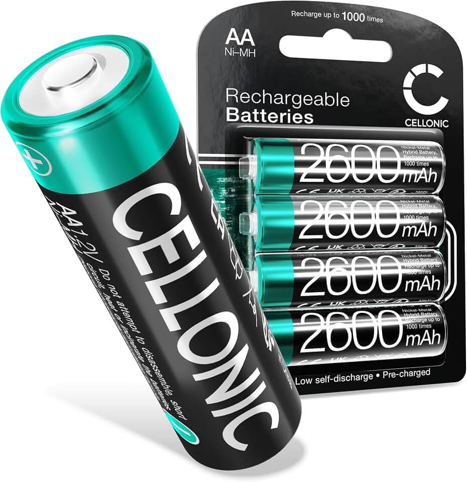 CELLONIC AA NiMH Batterien für Fernbedienungen, Spielzeug - 4X