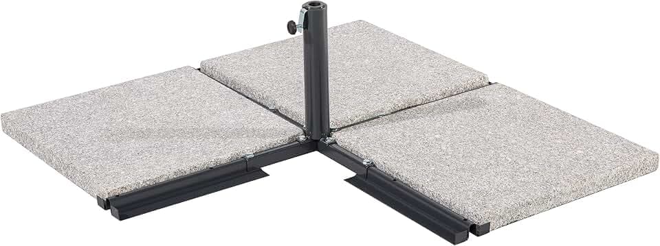 Schneider Plattenständer Standard für Wegeplatten, 837-15, anthrazit, Stahl, 3 kg, Silber