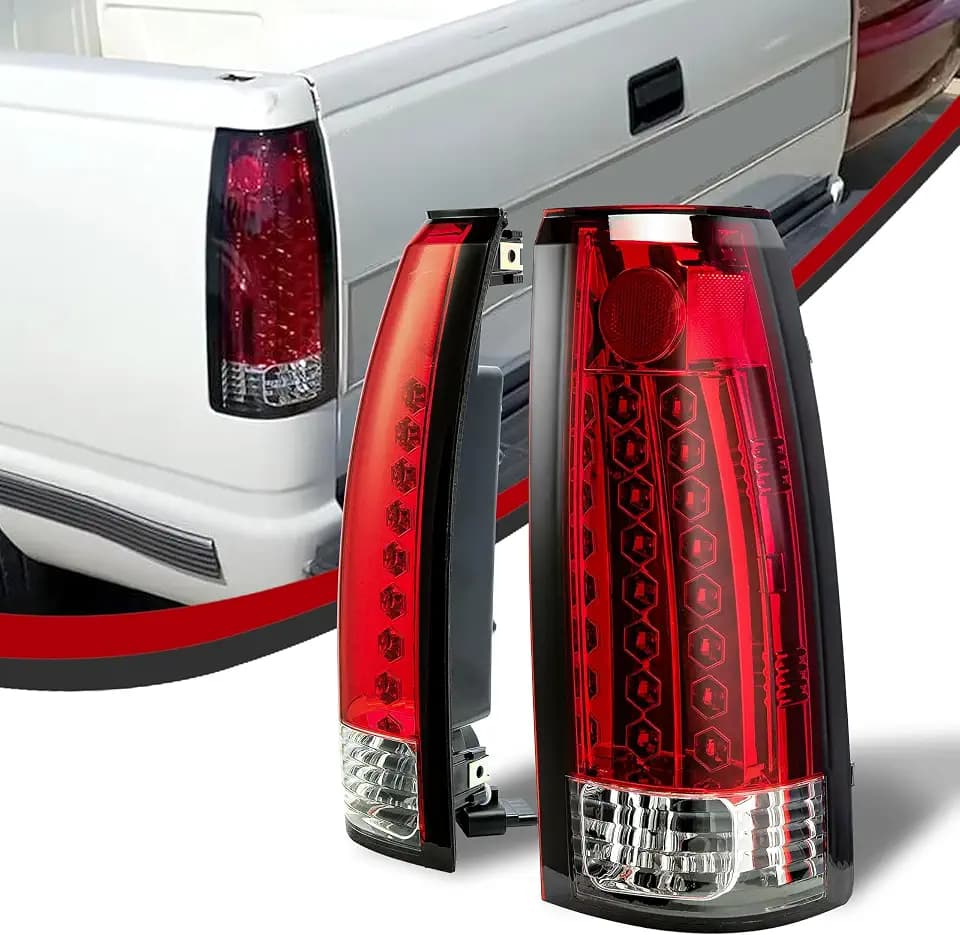 ECOTRIC Taillights Compatible with 1988-2000 Chevy GMC C/K Suburban Tahoe