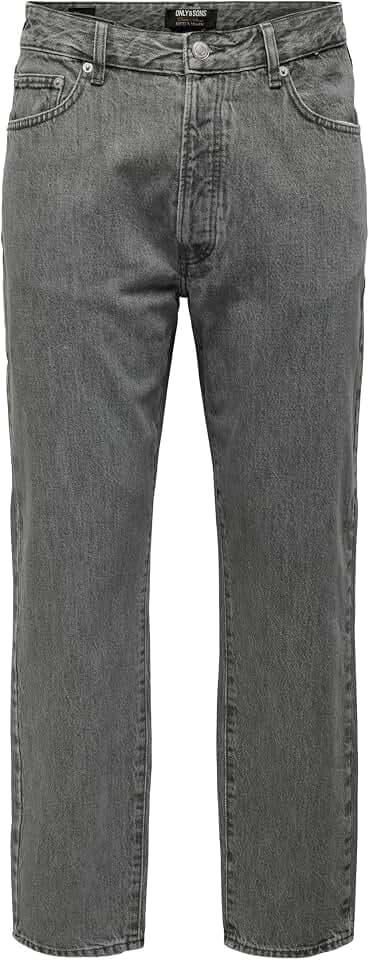 Only & Sons Male Locker geschnitten ONSTYE Mittlere Taille Locker geschnitten Jeans