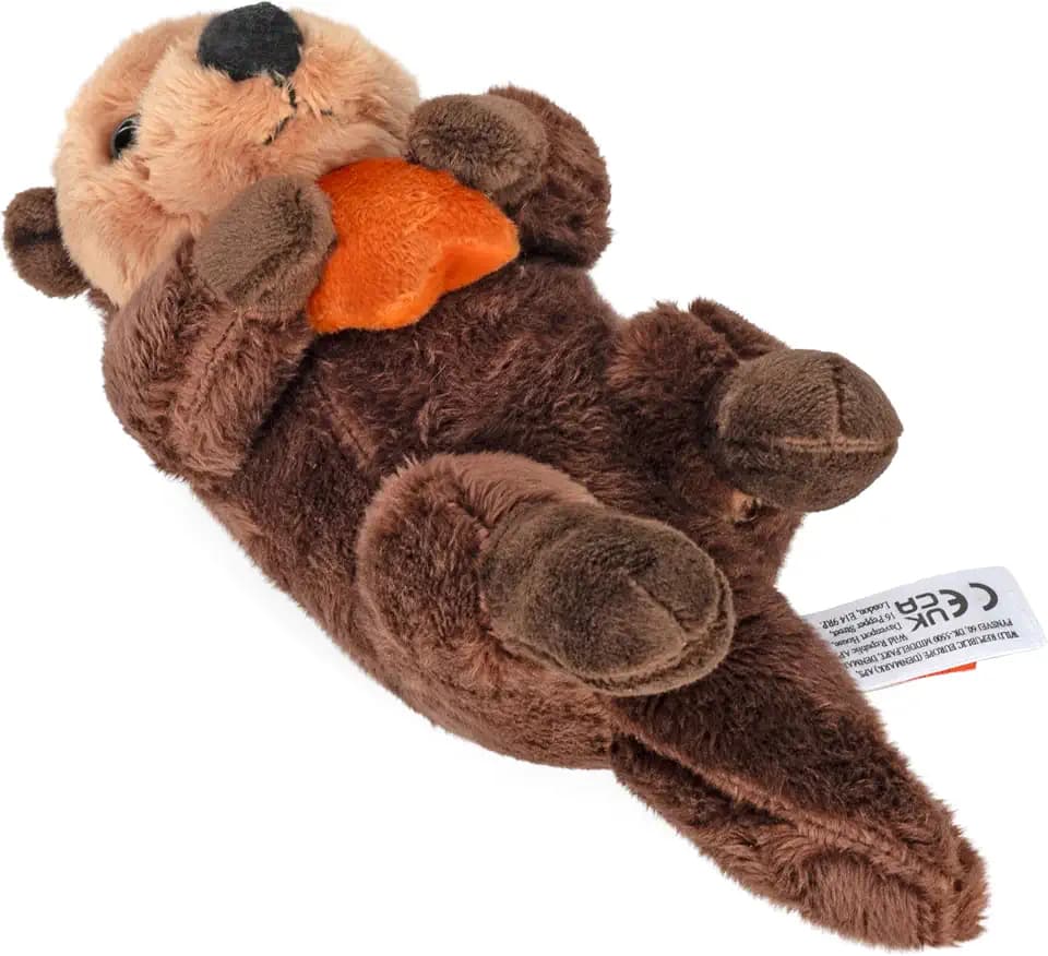 Wild Republic Pocketkins Sea Otter Stuffed Animal - 5"