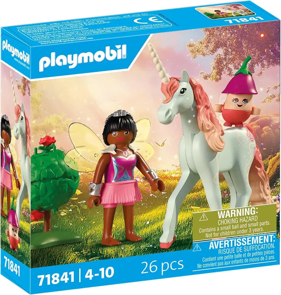 Playmobil Collectible Unicorn: Sky Rose with Fairy